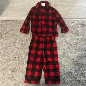 Wondershop Buffalo Plaid Pajama‎ Set 18 Months